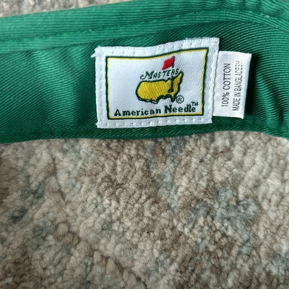 Masters golf Visor low rider style green American needle - Picture 5 of 7